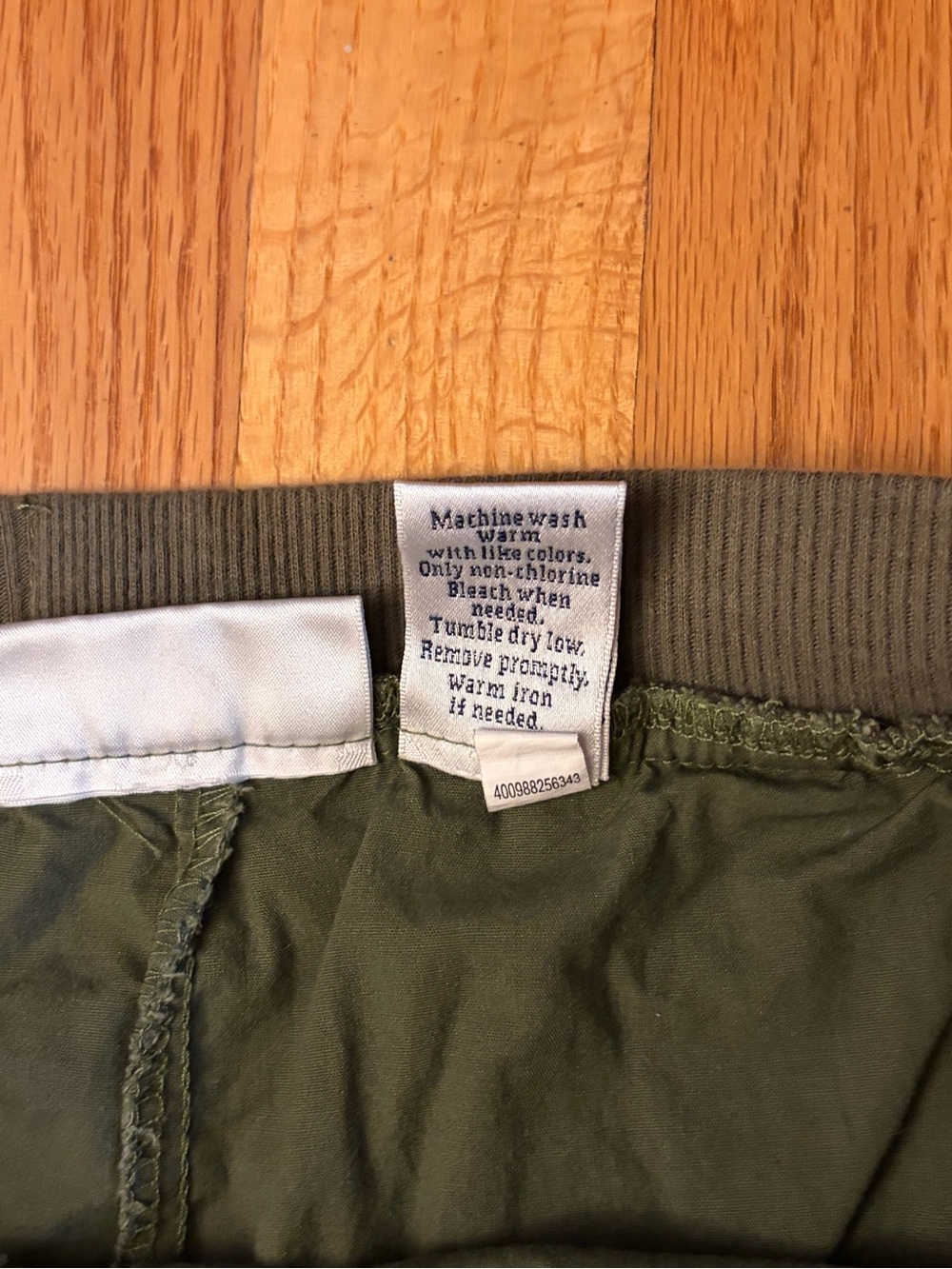 Croft & Barrow Olive Green Casual Mini Skort -16 - Picture 3 of 5